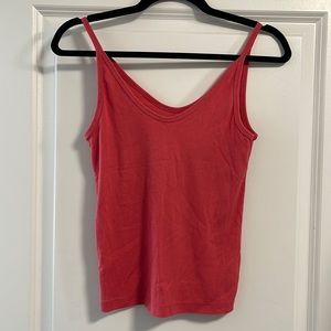 Red tank top